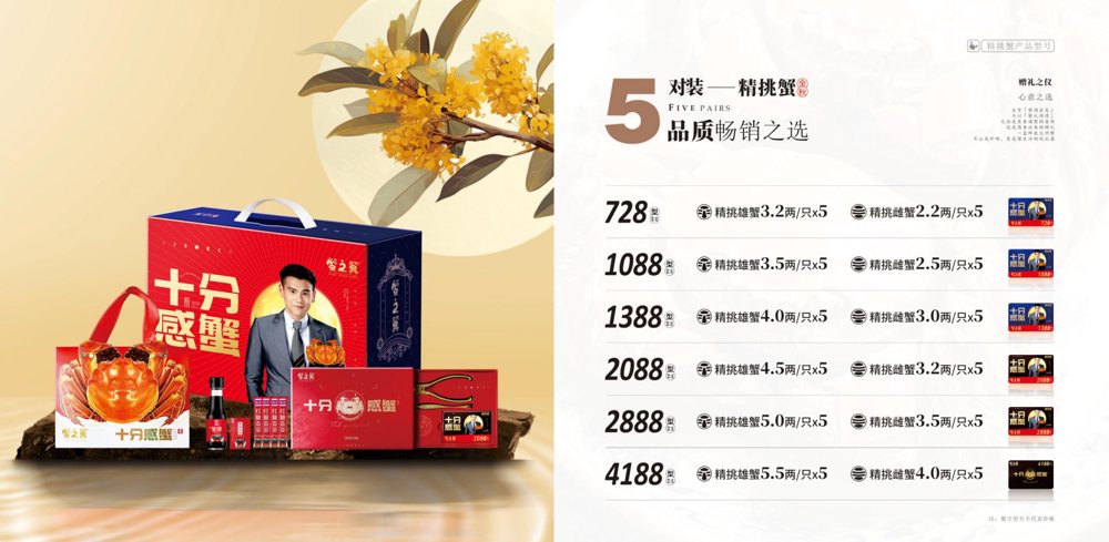 5对装-精挑蟹